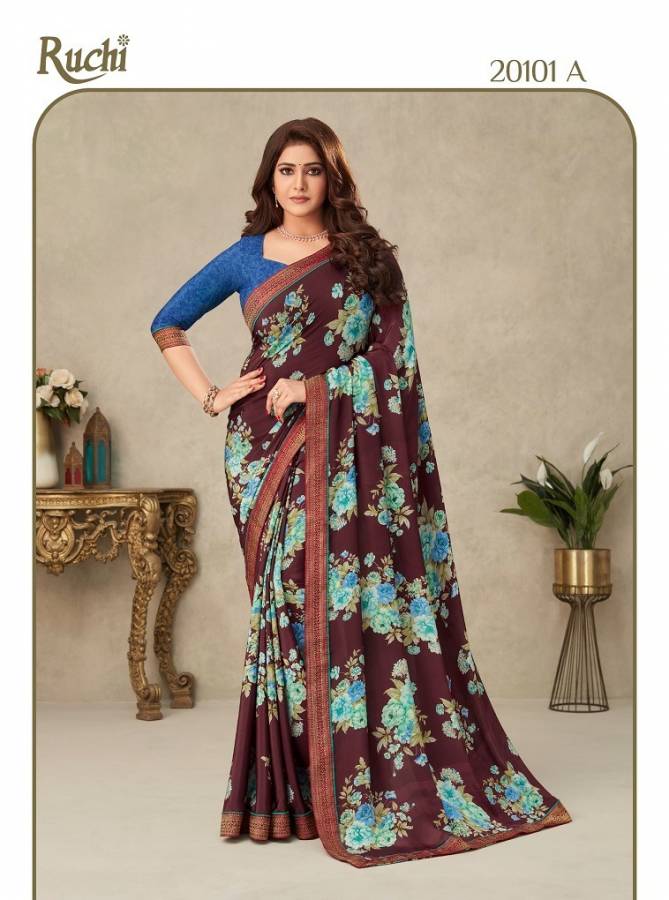 Ruchi Samaira Regular Wear Designer Wholesale Printed Sarees
